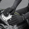 WEST BIKING Cycling Anti-slip Breathable Touch Screen Gloves, Size: XXL(Black)
