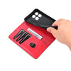 For Xiaomi Redmi K70/K70 Pro AZNS Magnetic Calf Texture Flip Leather Phone Case(Red)