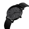SKMEI 1530 Fashion Europe And America Simple Business Women Wristwatch Elegant Thin Female Student Quartz Watch(Black)