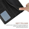For Samsung Galaxy A06 5G Y-shaped Pattern Flip Leather Phone Case(Black)