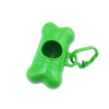 Dog Poop Dispenser Dog Poop Bag Bone Dispenser Case Pet Waste Bags(Green)