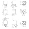 JD2912 80A 12V 5 Pin Car Relay with Wire SPDT Socket Plug