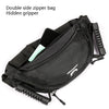 MESOROCK MTXB1018 Motorcycle Pocket Handle Riding Back Seat Safety Handle Multi-Function Dumplings Package(Black)