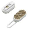 Electric Cat Spray Comb | Rechargeable Grooming Brush (White)