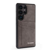 For Samsung Galaxy S24 Ultra 5G Forwenw F8 Series 2 in 1 Magnetic Card Slot Leather Phone Case(Grey)