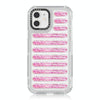 For iPhone 12 / 12 Pro Capsule Glitter TPU Hybrid PC Airbag Phone Case(Pink)