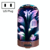AOD-8 Jungle Discovery 3D Glass Aromatherapy Machine Silent Bedroom Mini Humidifier US Plug
