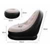 Lunch Break Inflatable Lazy Sofa, Bottom Color Random Delivery, Style: Sofa+Pedal