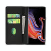 For Samsung Galaxy Note9 Strong Magnetism Liquid Feel Horizontal Flip Leather Case with Holder & Card Slots & Wallet(Black)