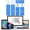 4 in 1 16GB USB 3.0 + 8 Pin + Mirco USB + USB-C / Type-C Dual-use Flash Drive with OTG Function