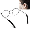 Knitted Eyeglasses Leg Cover Elastic Anti-Slip Cover Eyeglass Holder Sleeve(Grey)