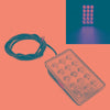 DC12V 1W Car Square Highlight Brake Lights Reversing Light with 15LEDs SMD-3528 (Transparent)