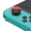 Left + Right Gamepad Rocker Cap Button Cover for Switch(Black)