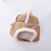 MZ9967 Children Hat Autumn and Winter Thickening Plus Velvet Warm and Windproof Flight Cap Ear Protection Cap, Size: One Size(Beige)