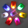 2 PCS Outdoor Night Running Safety Warning Light LED Illuminated Magnet Clip Light (Pink)