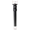 Xiletu XM263A Aluminum Metal Handheld Adjustable Tripod Mount Monopod Extension Rod