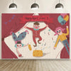 150 x 100cm Circus Clown Show Party Photography Background Cloth Decorative Scenes(MDT02787)