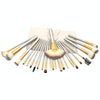 24 in 1 High-grade Beige Beauty Makeup Brushes Tools Kit, Size: 25.4*52.6cm
