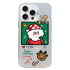 For iPhone 14 Pro Max Christmas Series PC Full Coverage Pattern Phone Case(CW053 White)