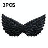 3 PCS Children Prom Dress Up Wings Elf Colorful Wings Party Costume Props(Black)