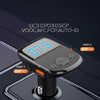 LDNIO C706Q QC3.0+AUTO-ID Car Bluetooth FM Music Digital Display Car Charger with Type-C/USB-C Cable