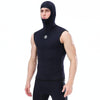 Slinx Hood Keep Warm Surf Diving Vest With Headgear, Size: M(Black)