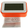 Multi Function Large Screen Alarm Clock with Calendar & LCD Light & Snooze Touch (Orange)
