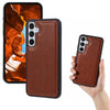 For Samsung Galaxy S25+ 5G Multifunctional 7-Card Wallet Leather Phone Case(Brown)