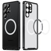 For Samsung Galaxy S25 Ultra 5G MagSafe Magnetic Frosted Metal Phone Case(Black)
