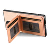 For Samsung Galaxy S22 Ultra 5G Twill Fabric Leather Vertical Flip RFID Card Bag Phone Case(Pink)