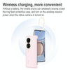 For Huawei P50 Pro Ring Flash Protective Case Selfie Beauty Ring Fill Light Case(White)