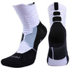 Antibacterial Terry Socks Basketball Socks Men And Women Sports Socks, Size: M 35-38 Yards(White)