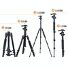 TRIOPO Oubao A-208S Adjustable Portable  Aluminum Alloy Tripod with Ball Head for SLR Camera