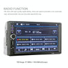 7018B 7.0 inch HD Touch Screen Dual DIN Car Radio Bluetooth Stereo MP3 / MP4 / MP5 Player with Remote Control, with Rearview Camera, 6800 Module, Support  FM / TF Card / USB Flash Disk