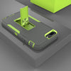 Magnetic Holder Phone Case For iPhone 8 Plus / 7 Plus(Dark Grey + Green)