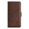For Alcatel 1B 2022 Dual-side Magnetic Buckle Horizontal Flip Leather Phone Case(Brown)