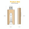 128GB Micro USB + 8 Pin + USB 2.0 3 in 1 Mobile Phone Computer U-Disk(Rose Gold)