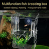 Aquarium Fish Breeding Box Isolation Hatchery Fry Guppy Medaka