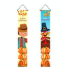 30 x 180cm Thanksgiving Day Couplet Decoration Porch Hanging Flag(Doll Pumpkin)