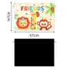 Suction Cup Car Sunshade Children Rear Side Window Insulation Sunscreen Cartoon Car Curtain, Style: Lion Monkey