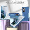 For Samsung Galaxy S25 5G TPU + PC Shockproof Protective Phone Case(Royal Blue + Grey Green)