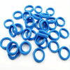 20pcs / Pack Girls Kids Rubber Bands Ponytail Holder Elastic Hair Bands(Blue)