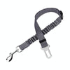 Reflective Dog Car Seat Belt, Telescopic, Grey, 47-70cm