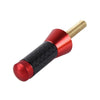 Carbon Fiber Aluminum Short Antenna Polished Universal Screws Base(Small Size)(Red)