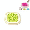 Slow Feed Pet Bowl, Anti-Skid, Green - Cats & Dogs