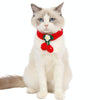 Handmade Knitted Cherry Pet Collar (M, 25-30cm, White)