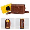 For Kodak Mini Shot2 C210 instax Full Body Camera PU Leather Case Bag with Strap(Brown)