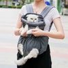 Doglemi Pet Outing Backpack Dog Shoulder Chest Bag Breathable Mesh Dog Cat Bag, Size:L(Gray)