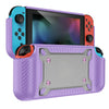 Game Handle Gamepad TPU+PC Protective Case for Switch OLED(Lilac)