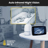 4.3" Colour Video Baby Monitor with Night Vision (UK Plug)